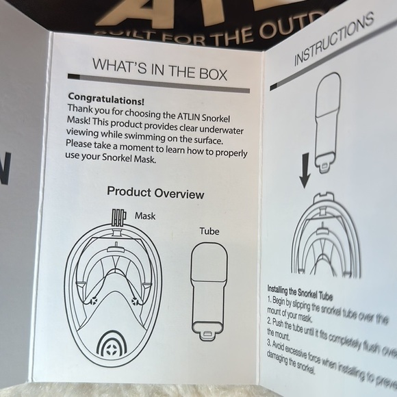 NWP NT ATLIN snorkel mask - Picture 5 of 6